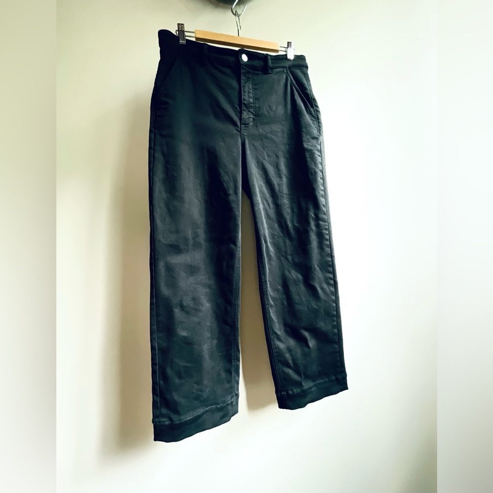 Everlane Straight Leg High Rise Black Jeans Size 12